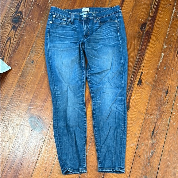 J. Crew Toothpick Classic Blue Women's Skinny Jeans Size 29 - Picture 1 of 5